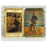 2 FRENCH PRESSED BAMBOO TRAYS