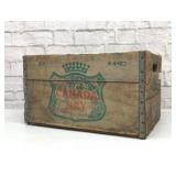 Canada dry ginger ale, wood delivery crate