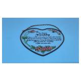 Friendship heart sun catcher