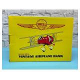 Shell diecast, airplane bank Stearman biplane