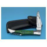 Custom-made pocket knife with sheath 5
