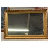 VTG gold lg mirror 29x43