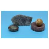 Assorted polished crystals