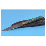 Custom made dagger with sheath 8