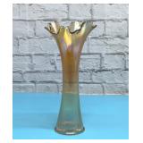 GRACEFUL FENTON SWUNG VASE  CARNIVAL 11