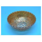 VTG IMPERIAL GLASS CARNIVAL GRAPES BOWL