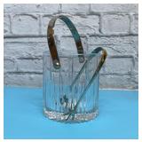 MIKASA ARCTIC LIGHTS ICE BUCKET WITH TONGS