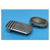 2 sterling belt buckles 62.24g