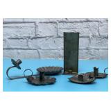 VTG TIN CANDLEHOLDERS 5