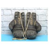 Set of vintage boxing gloves