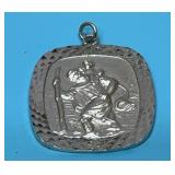 Saint Christopher Sterling silver pendant 7.46g