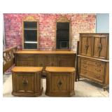 American of Martinsville  7 pc bedroom suite