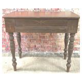 Antique table/hidden desk