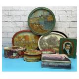 Vintage tin assortment
