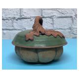 CELTIC POTTERY GOURD BOWL