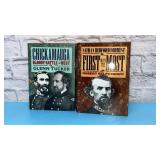 2 civil War hardcover books