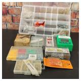 Assorted screws, nails, wire connectors