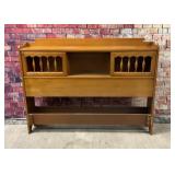Double bookcase headboard