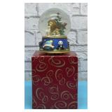 San Francisco music box lion lamb water globe