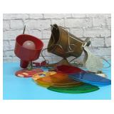 Vintage Christmas tree color wheel parts
