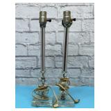 2 lucite lamps 16