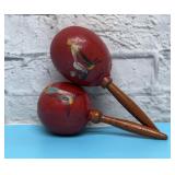 Vintage MEXICAN MARACAS
