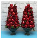 2 Classic colonial apple topiary