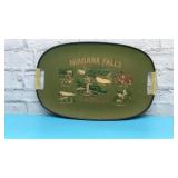 Vintage and Niagara Falls souvenir tray