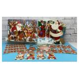 VTG Christmas paper goods, advent calendar