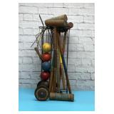 Vintage croquet set
