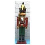 Huge wood nutcracker 2 feet tall