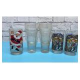Vtg glasses, Coca-Cola, Miss piggy McDonald