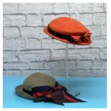 Ladies VTG Wool Hats BELVEDERE, MERRIMAC