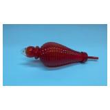 BLOWN GLASS HUMMINGBIRD FEEDER 11