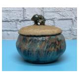 CELTIC POTTERY COVERED MUSHROOM DISH6