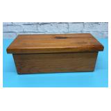 VTG WOOD KEEPSAKE TRUNK