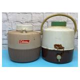 2 vintage picnic drink thermos