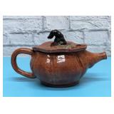CELTIC POTTERY PUMPKIN TEA POT
