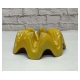 Frankoma, autumn yellow warming stand