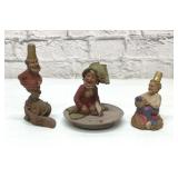 3 Tom Clark gnomes