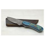 Custom made knife with sheath 8