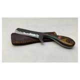 Custom made knife with sheath 8