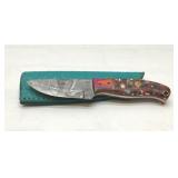 Custom-made knife with sheath 7