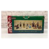 12 pc CERAMIC NATIVITY SET