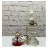 2 VTG oil lamps 12
