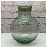 GLASS FISHBOWL BOTTLE 12