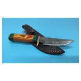 Custom-made knife with sheath 8