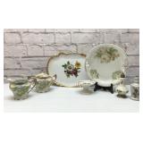 Bavarian and French porcelain dinnerware