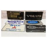 NC  Car dealership advertising plates