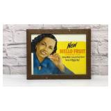 Framed BEECH-NUT gum advertising